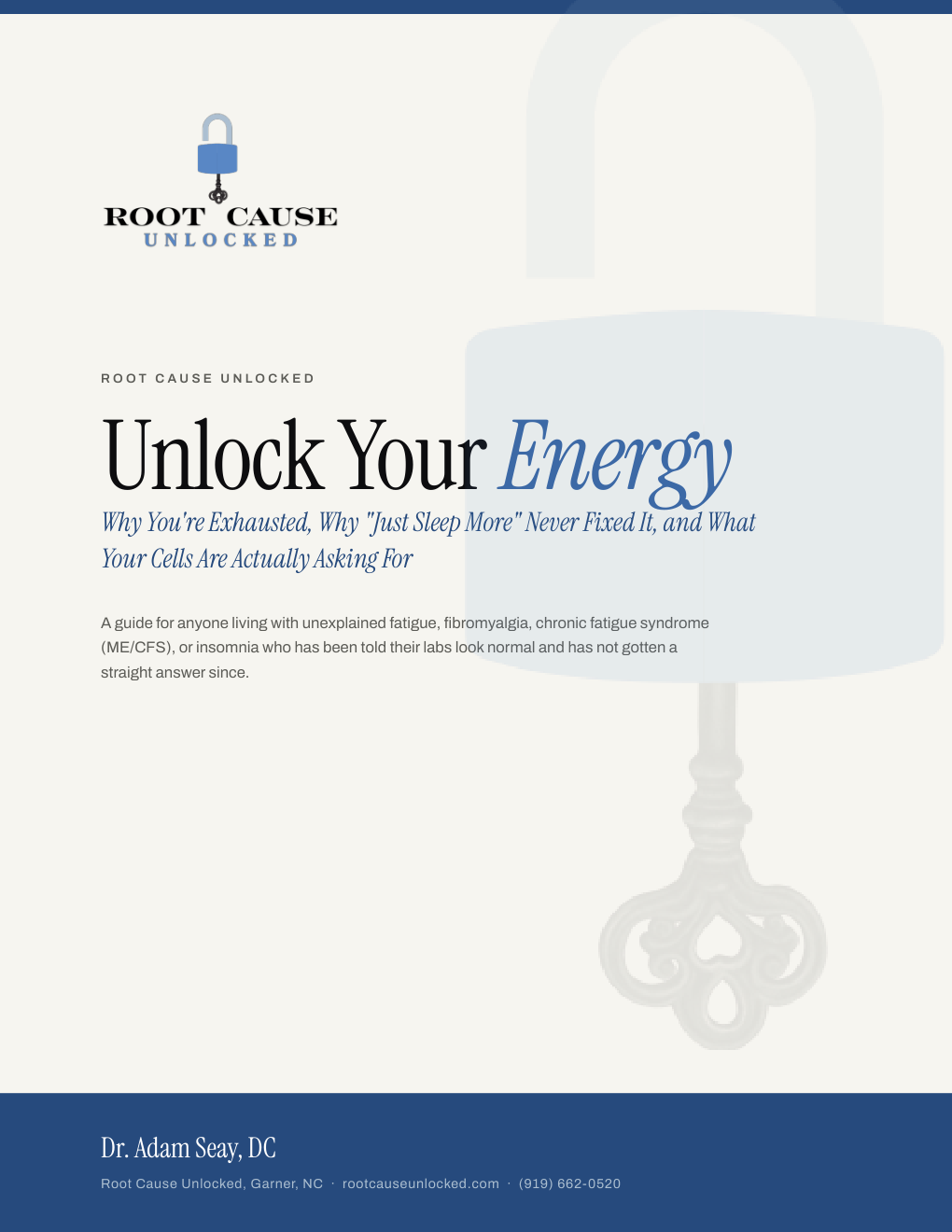Cover of the Unlock Your Energy educational guide